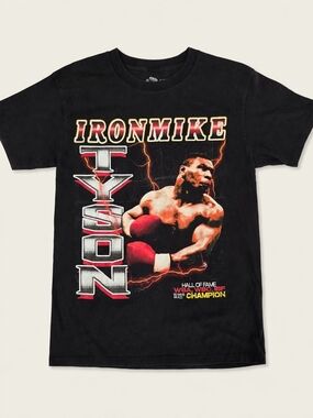 Iron Mike Tyson Graphic Short Sleeve Tee - Black